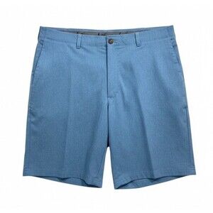 Ben Hogan Mens Blue Golf Performance Shorts 42 Flat Front Active Flex Stretch